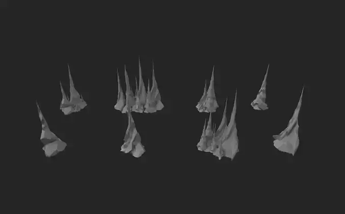 Stylized Stalactites