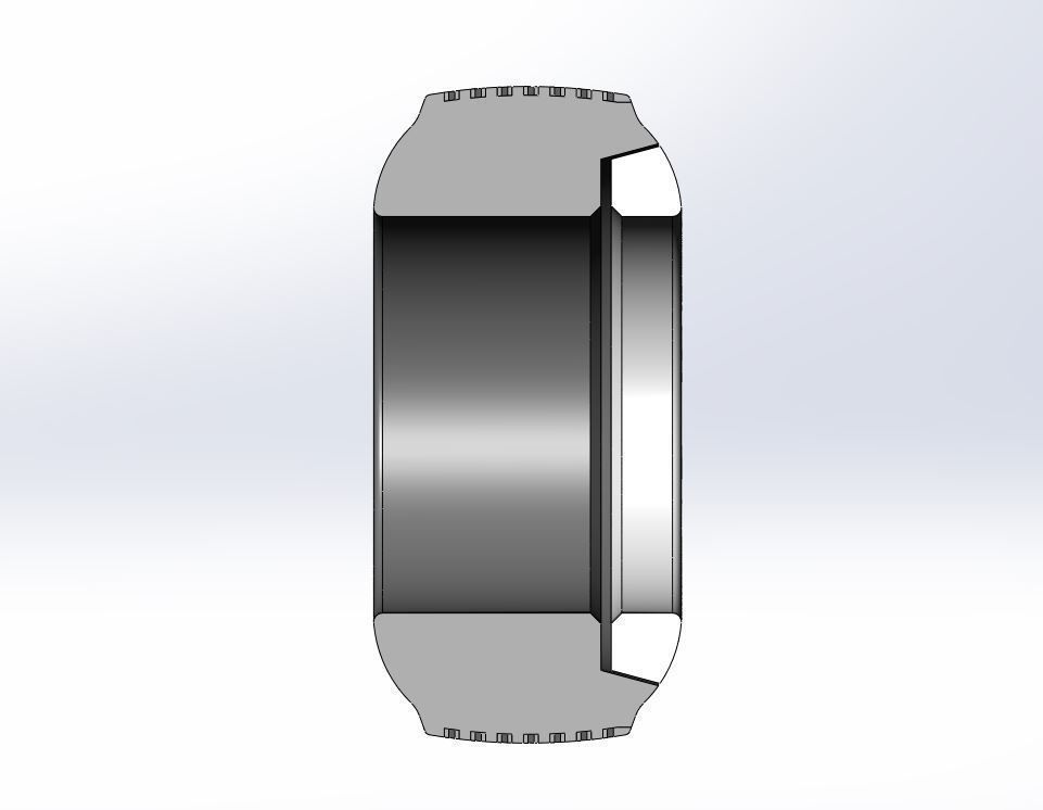 Dune buggy Whitewall rear tire Version 2 Scale 1 to 25 3D print model_10