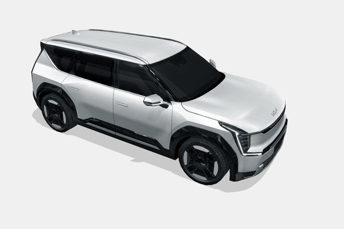 Kia EV9 2024 Low-poly 3D model_14