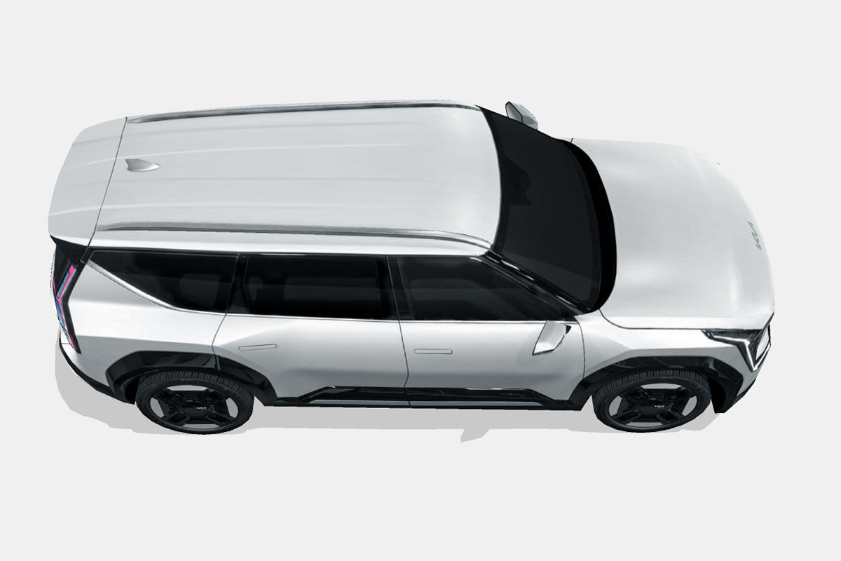 Kia EV9 2024 Low-poly 3D model_13