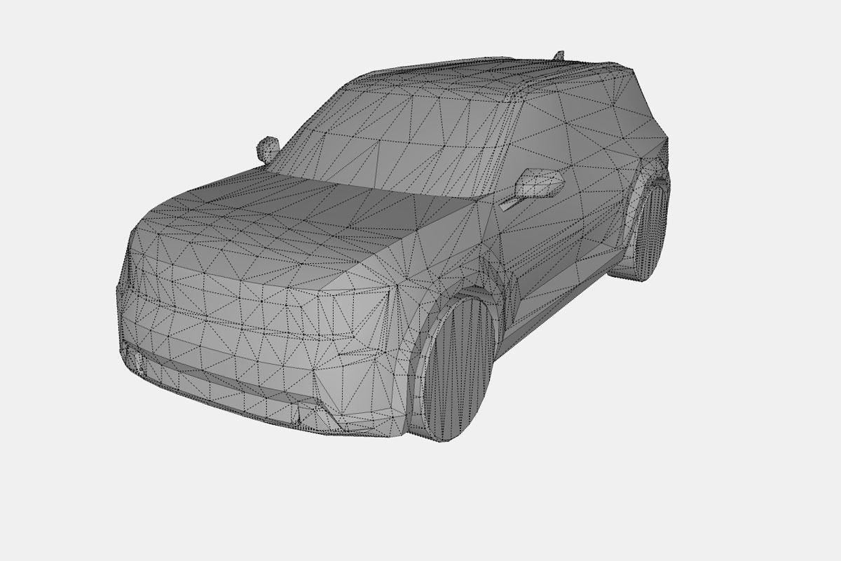 Kia EV9 2024 Low-poly 3D model_18