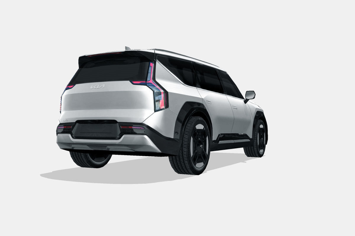 Kia EV9 2024 Low-poly 3D model_11