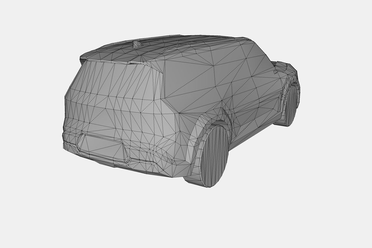 Kia EV9 2024 Low-poly 3D model_19