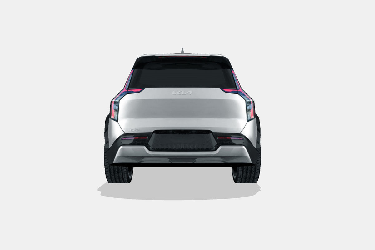 Kia EV9 2024 Low-poly 3D model_8