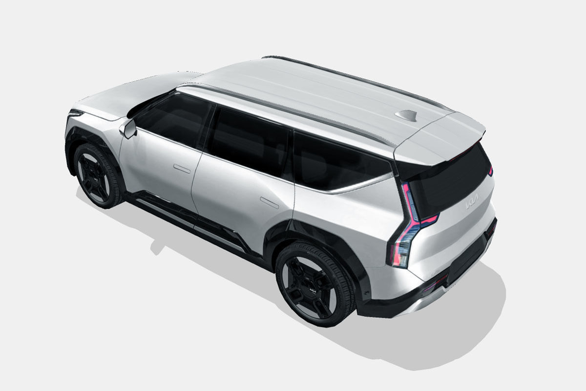 Kia EV9 2024 Low-poly 3D model_7