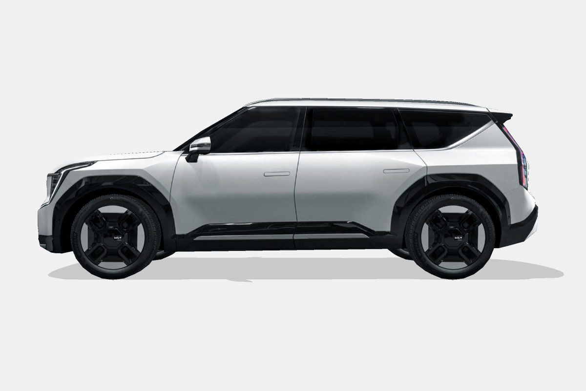 Kia EV9 2024 Low-poly 3D model_6