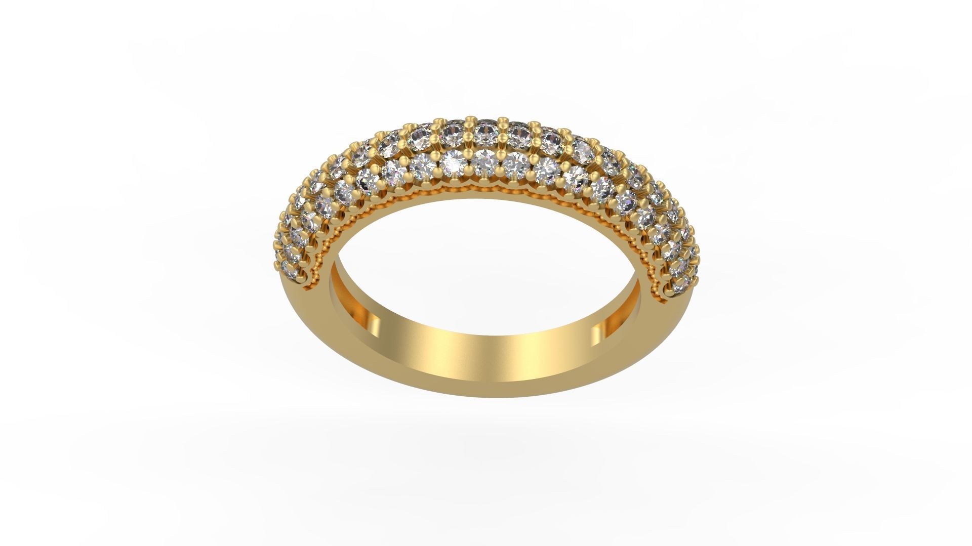 Band Ring 229 3D print model_2