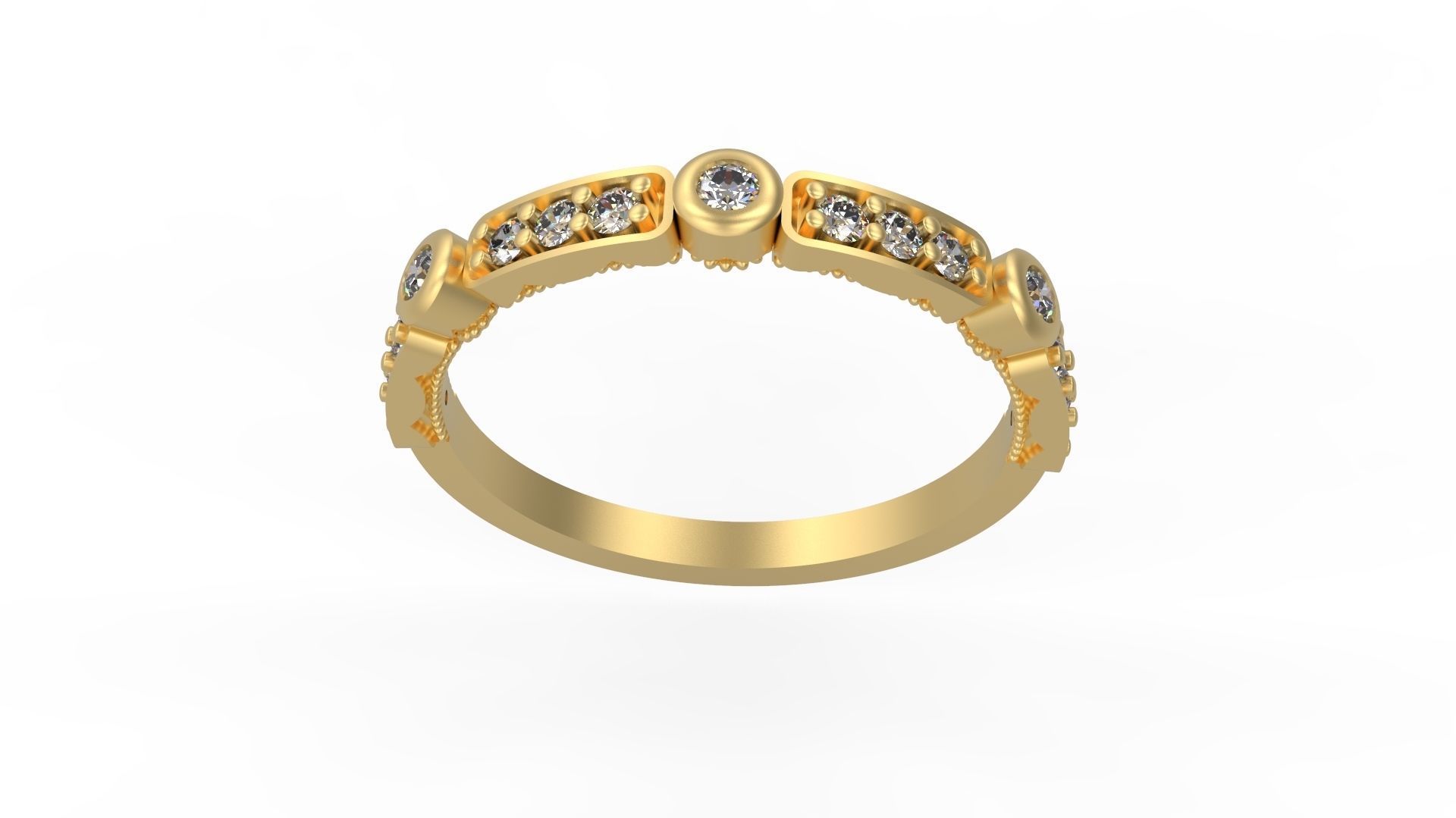 Band Ring 228 3D print model_2