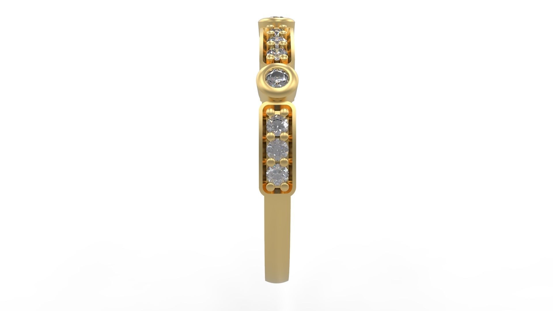 Band Ring 228 3D print model_1