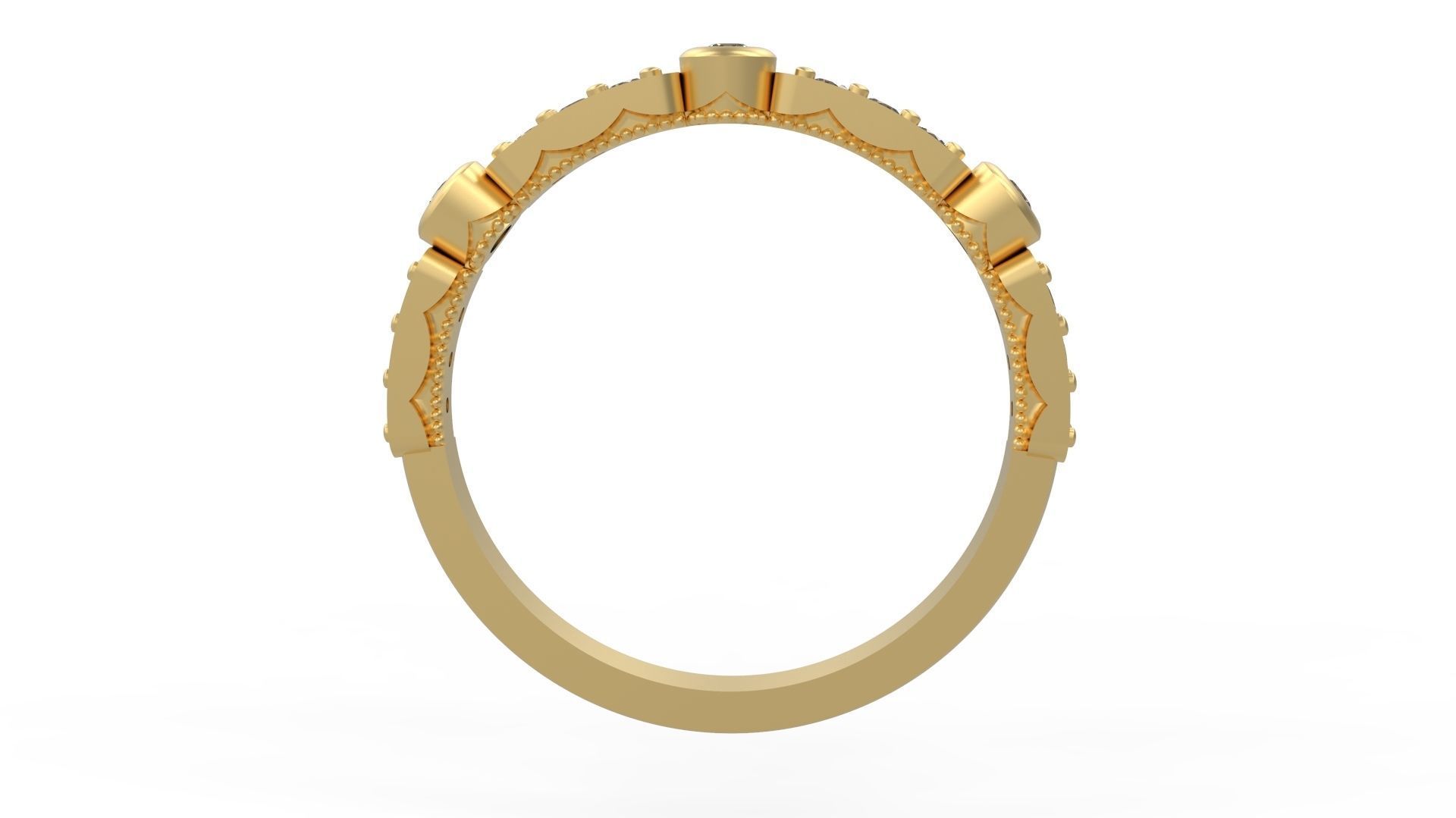 Band Ring 228 3D print model_3