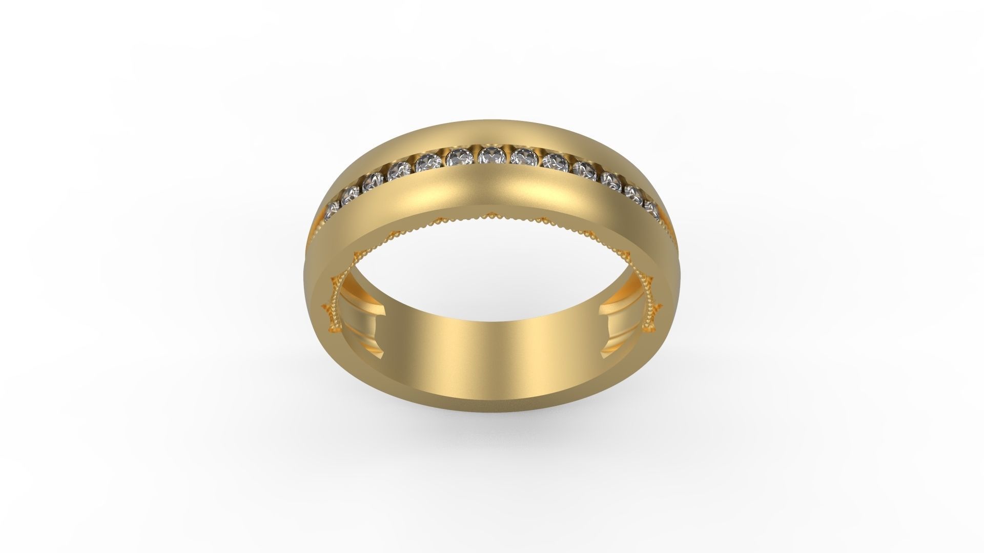 Band Ring 221 3D print model_2