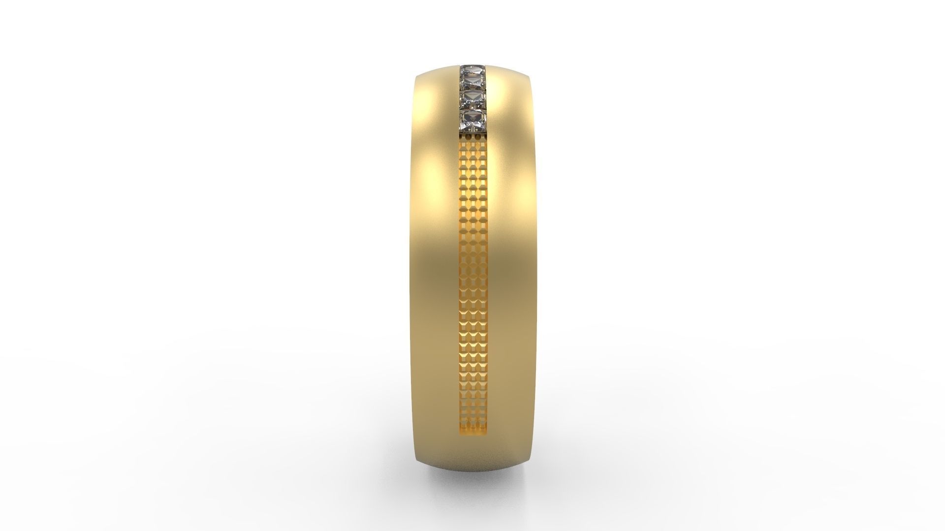 Band Ring 219 3D print model_1