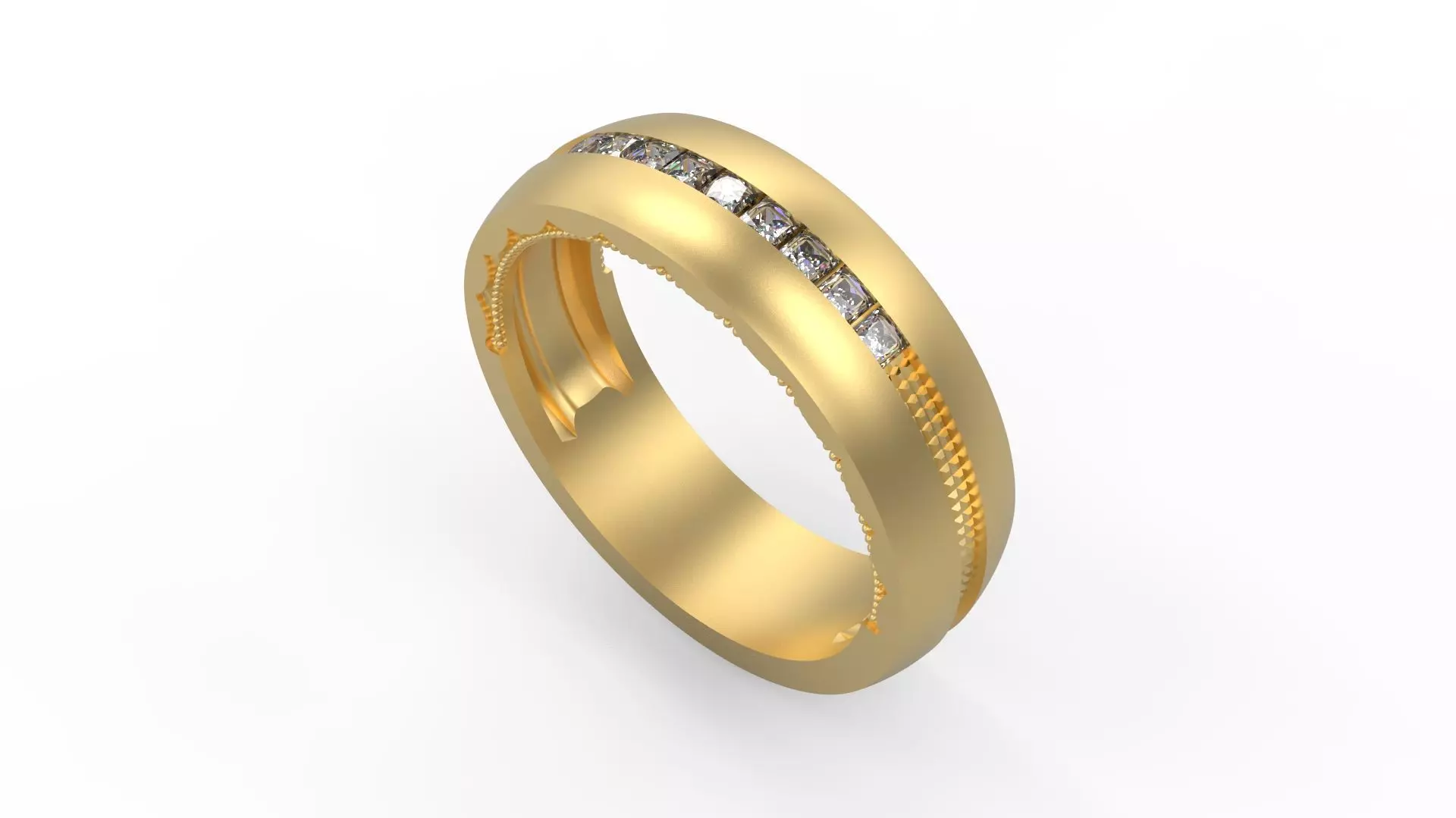 Band Ring 219 3D print model_0