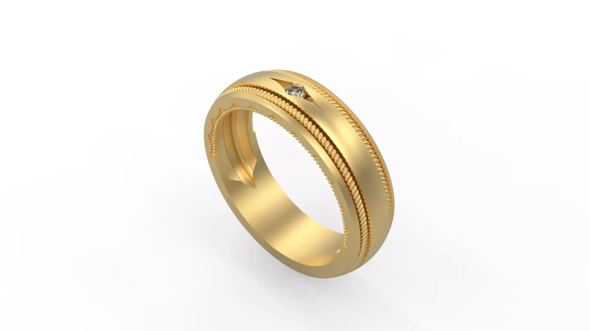 Band Ring 205 3D print model_0