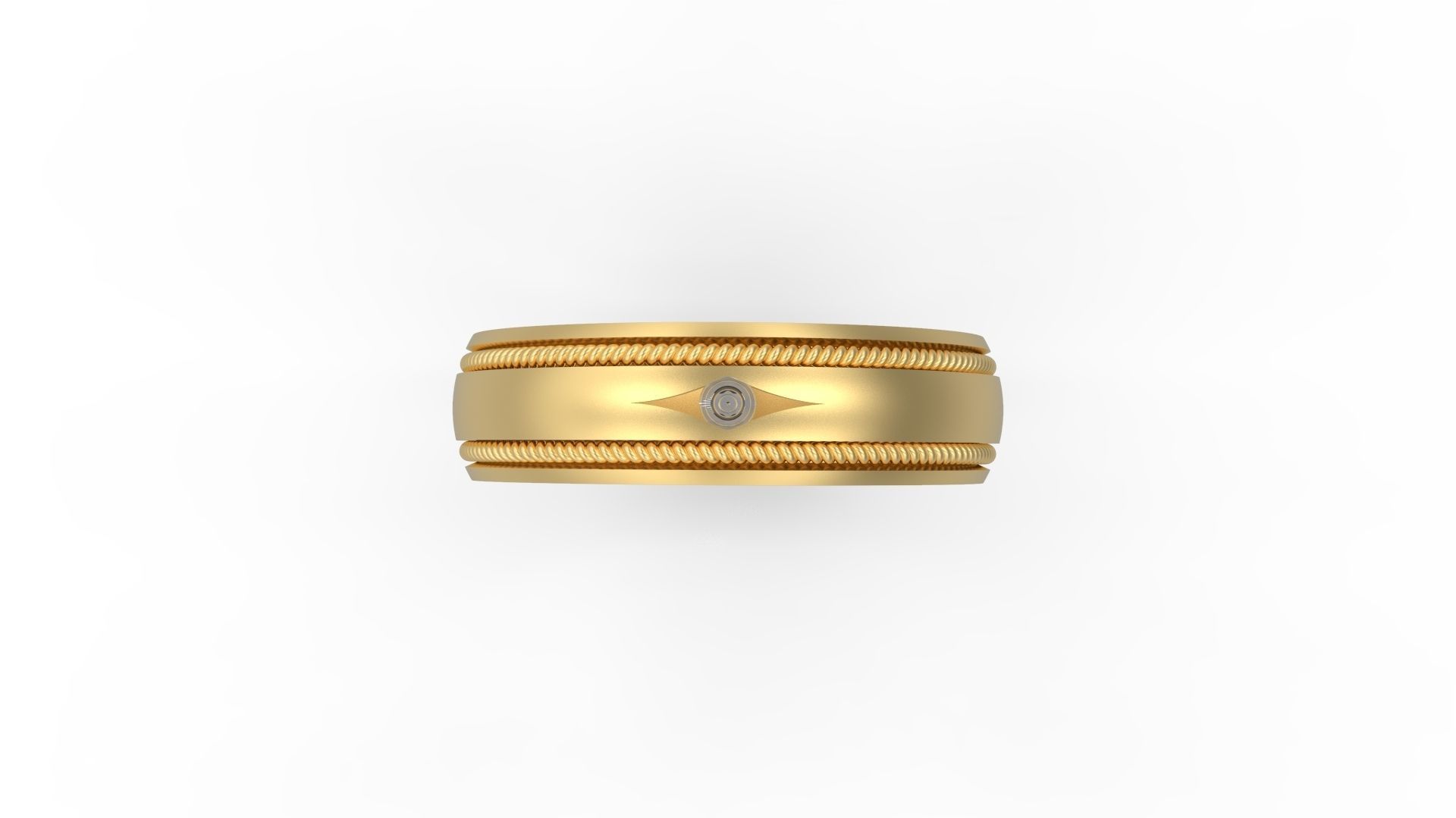 Band Ring 205 3D print model_9