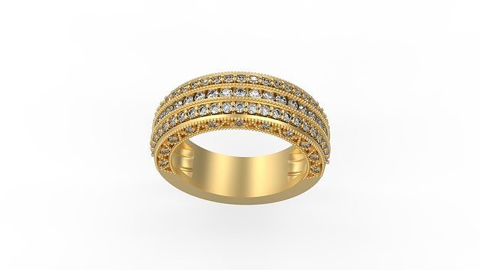 Band Ring 215 3D print model