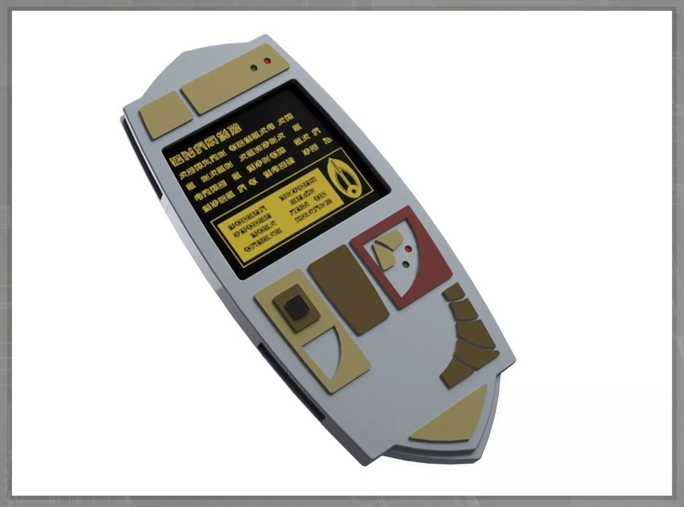 Bajoran PADD DS9 3D print model_0