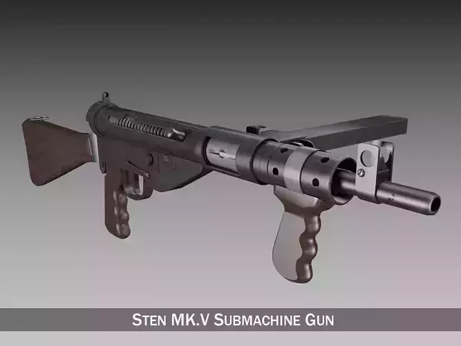 Sten MK V Submachine Gun