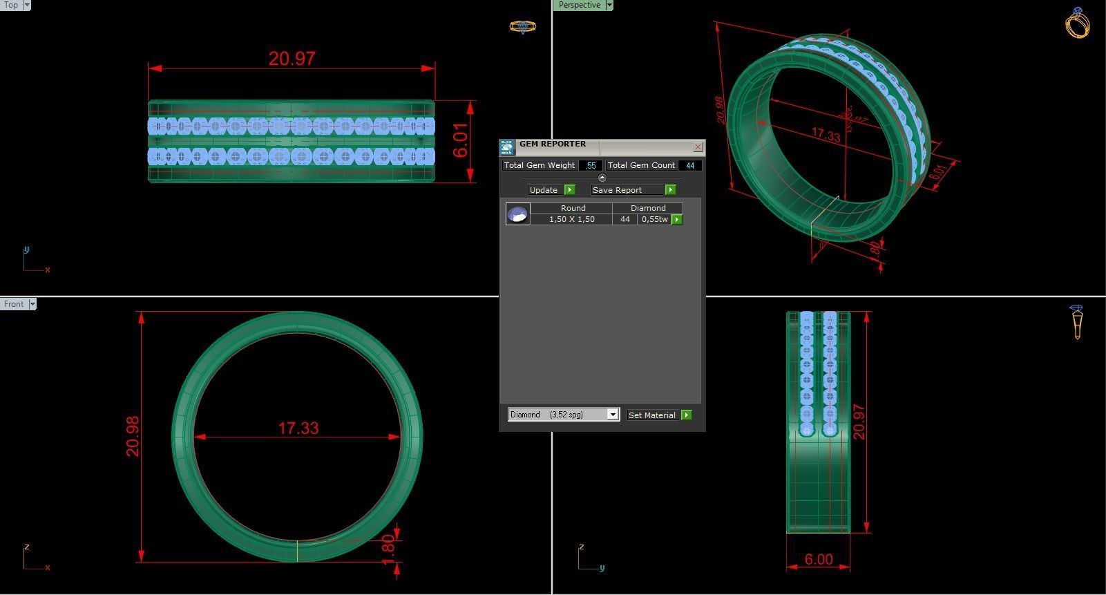 Band Ring 249 3D print model_5
