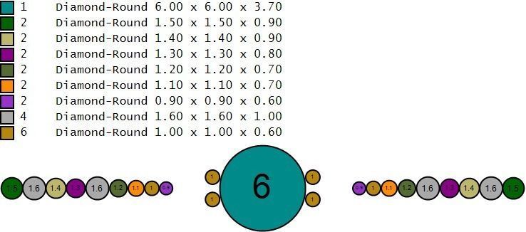 Diamond Wedding Rings 010 3D print model_58