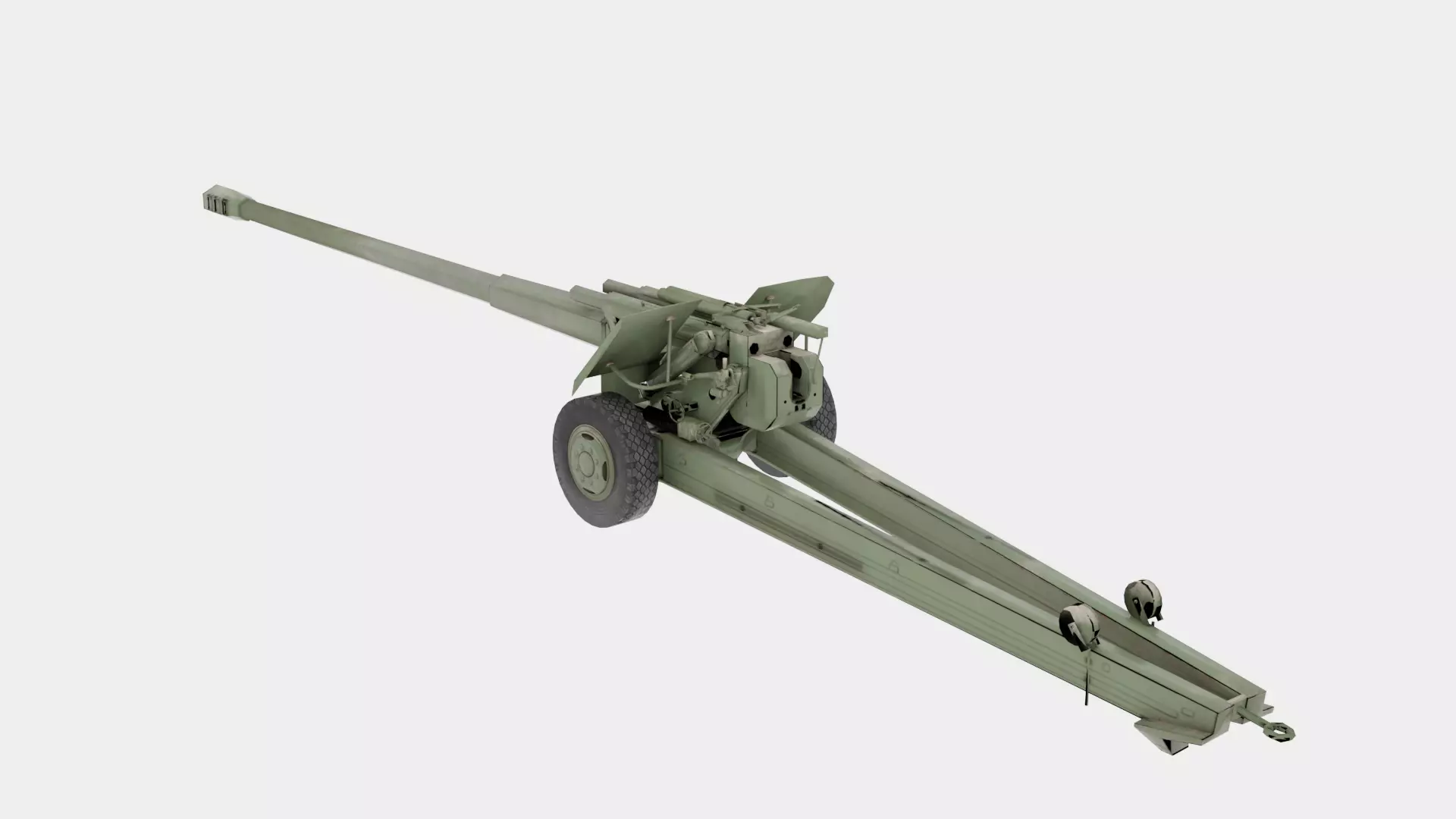 2a65 msta howitzer Free 3D model