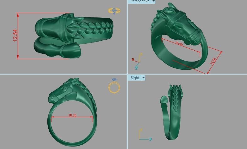 HING HORSE 3D PRINT 3D print model_4