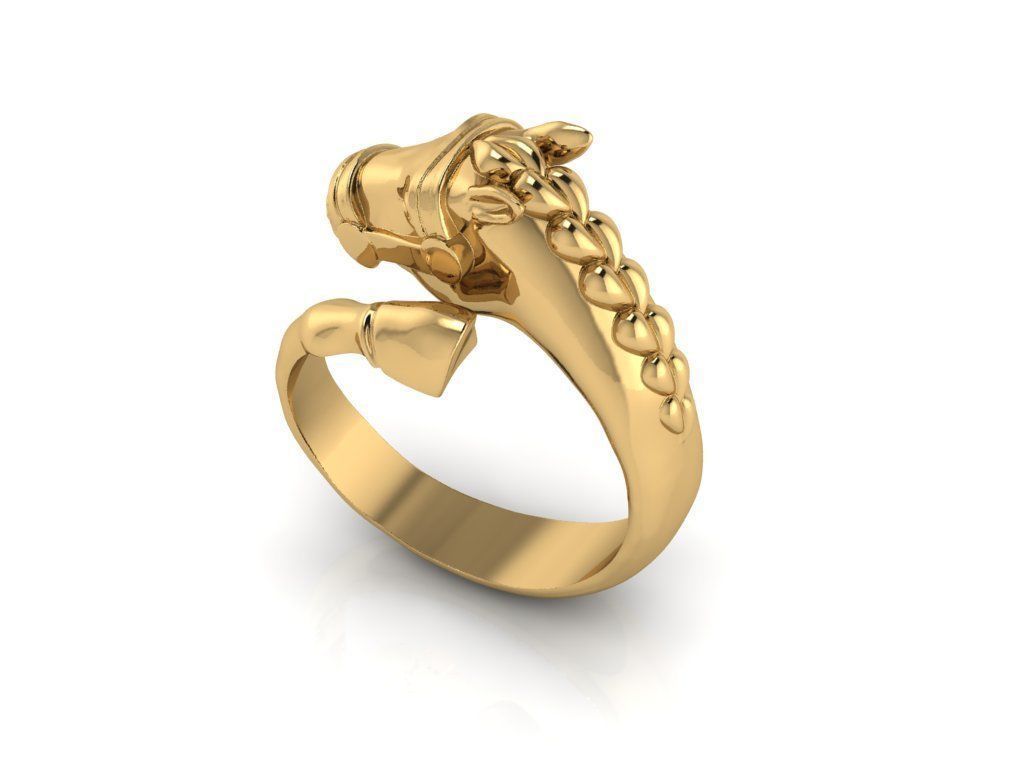 HING HORSE 3D PRINT 3D print model_3