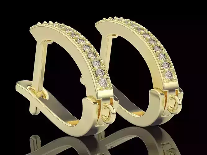 jewelry clasp earrings silver gold