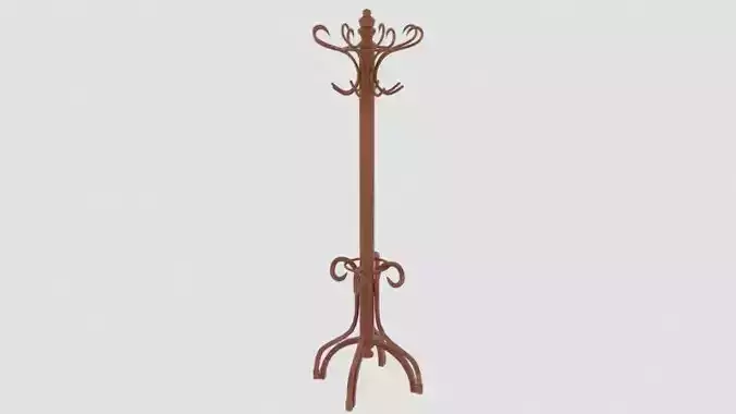 Free standing coat hanger 3D model
