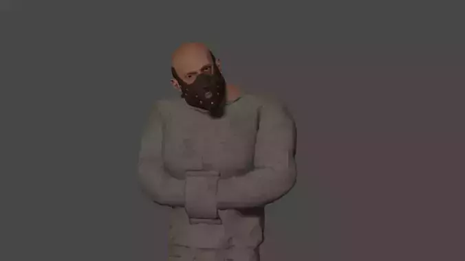 Mental Hospital Bigboy Patient Character