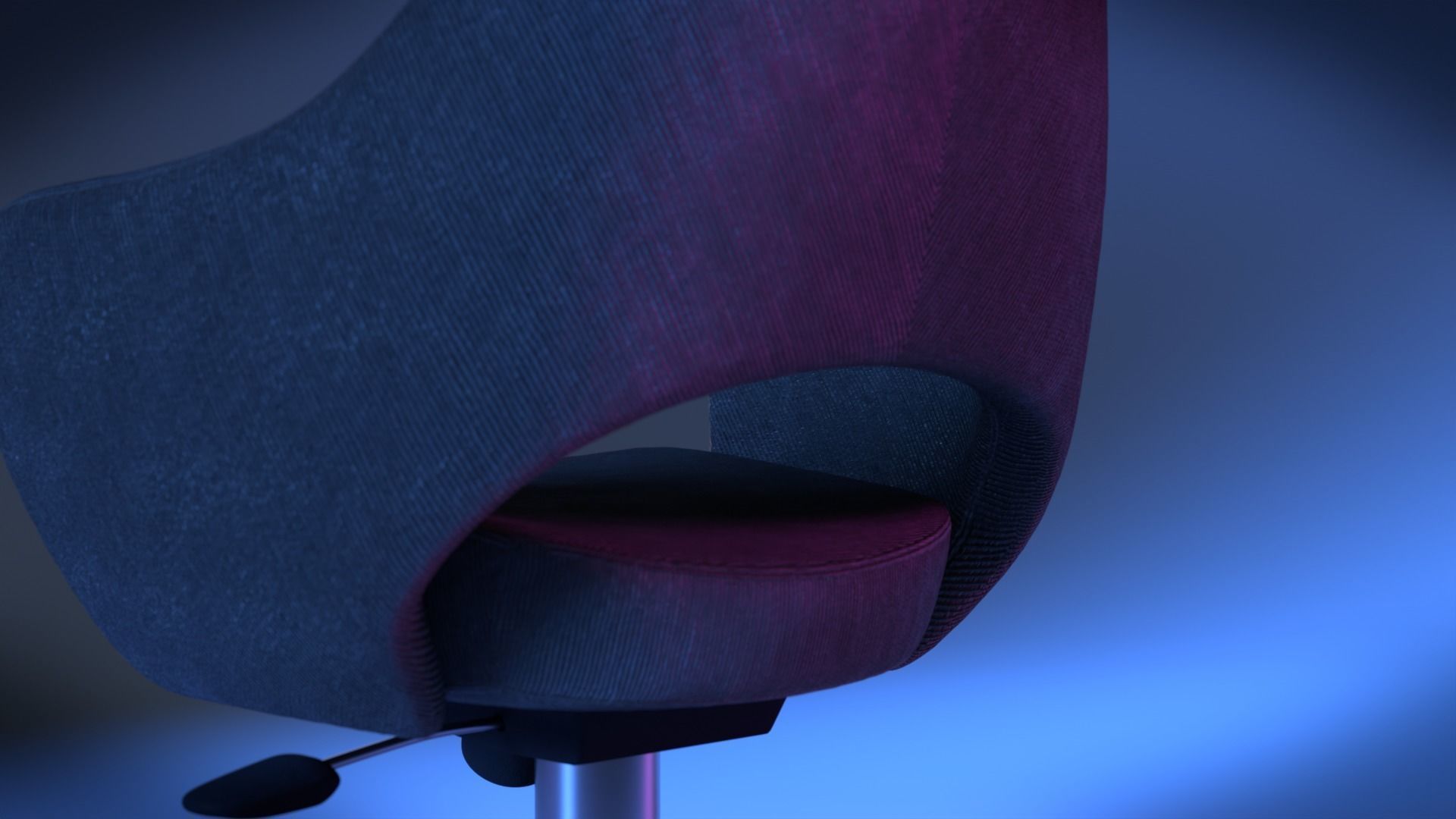 Office Chair - High-Poly 3D Model for Interior Design 3D model_3