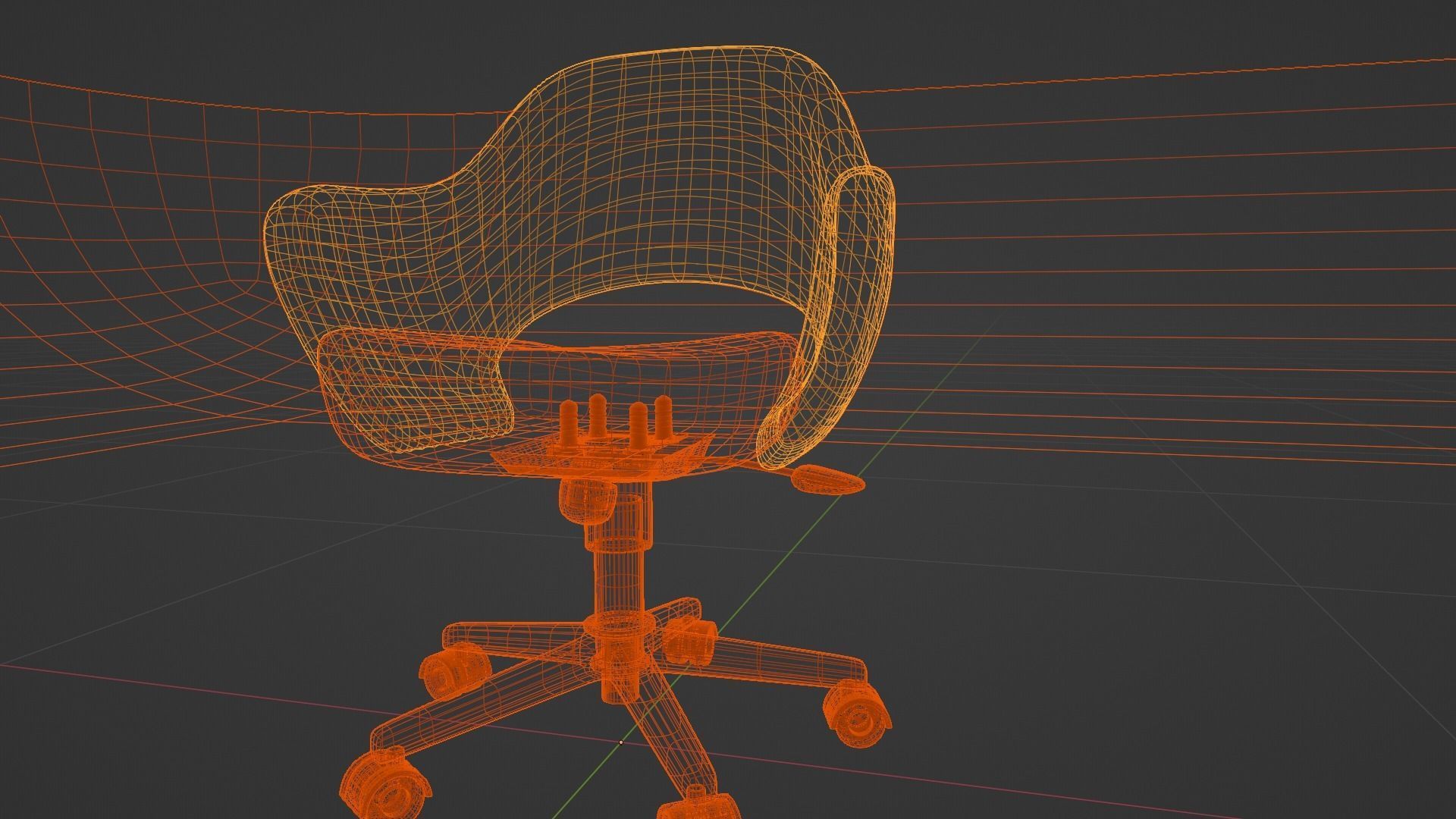 Office Chair - High-Poly 3D Model for Interior Design 3D model_5
