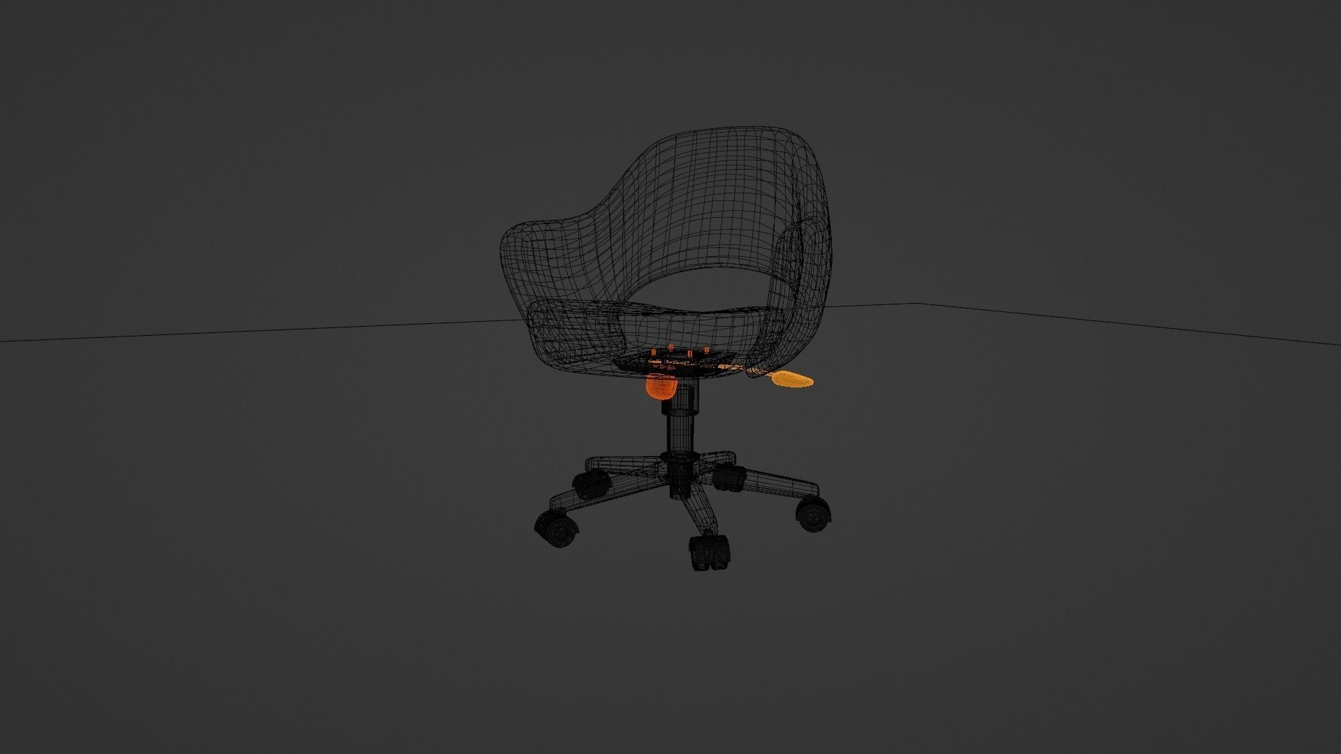 Office Chair - High-Poly 3D Model for Interior Design 3D model_6