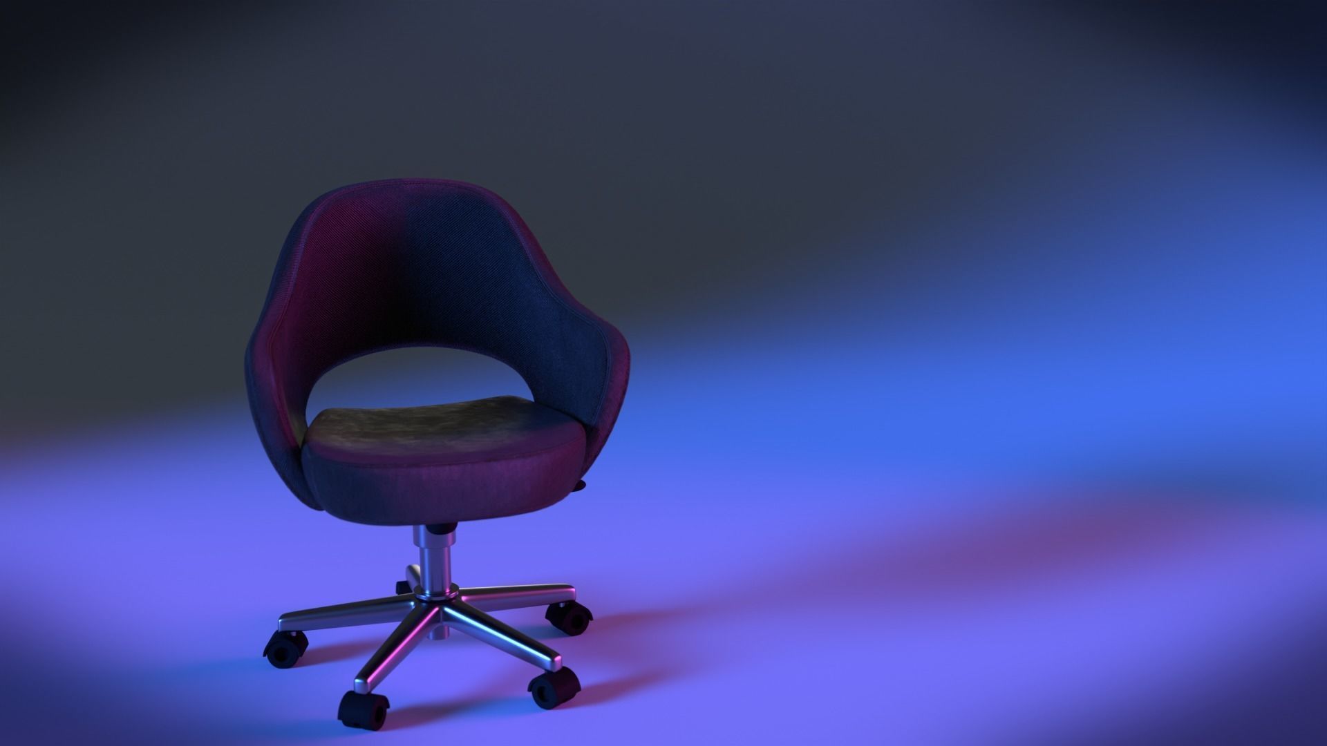 Office Chair - High-Poly 3D Model for Interior Design 3D model_1