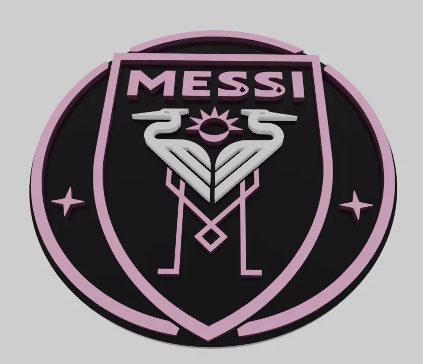 Messi Inter Miami 2023 3D print model_0