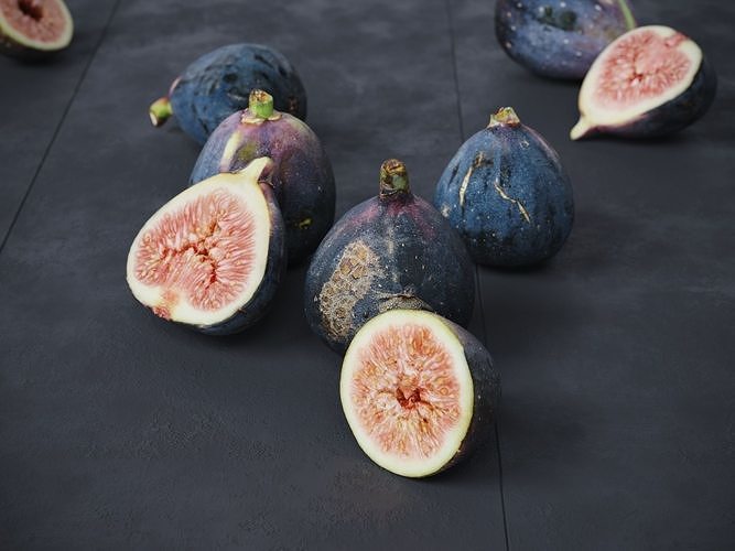 Fig fruit  3D model 4