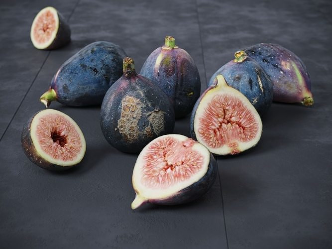 Fig fruit  3D model 5