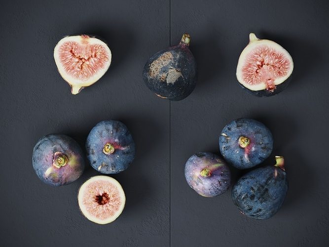 Fig fruit  3D model 6