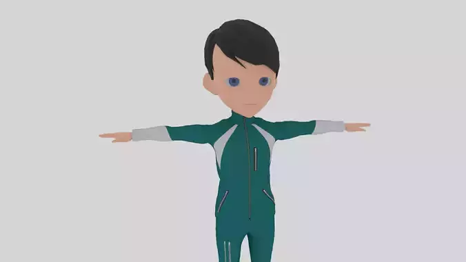 Climber - Cartoon Character Man