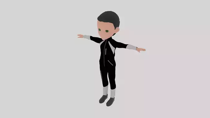 Climber - Cartoon Character Man