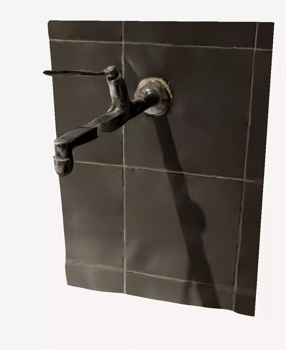 Faucet on a Wall 3D print model_0