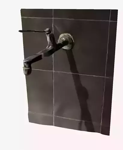 Faucet on a Wall 3D print model