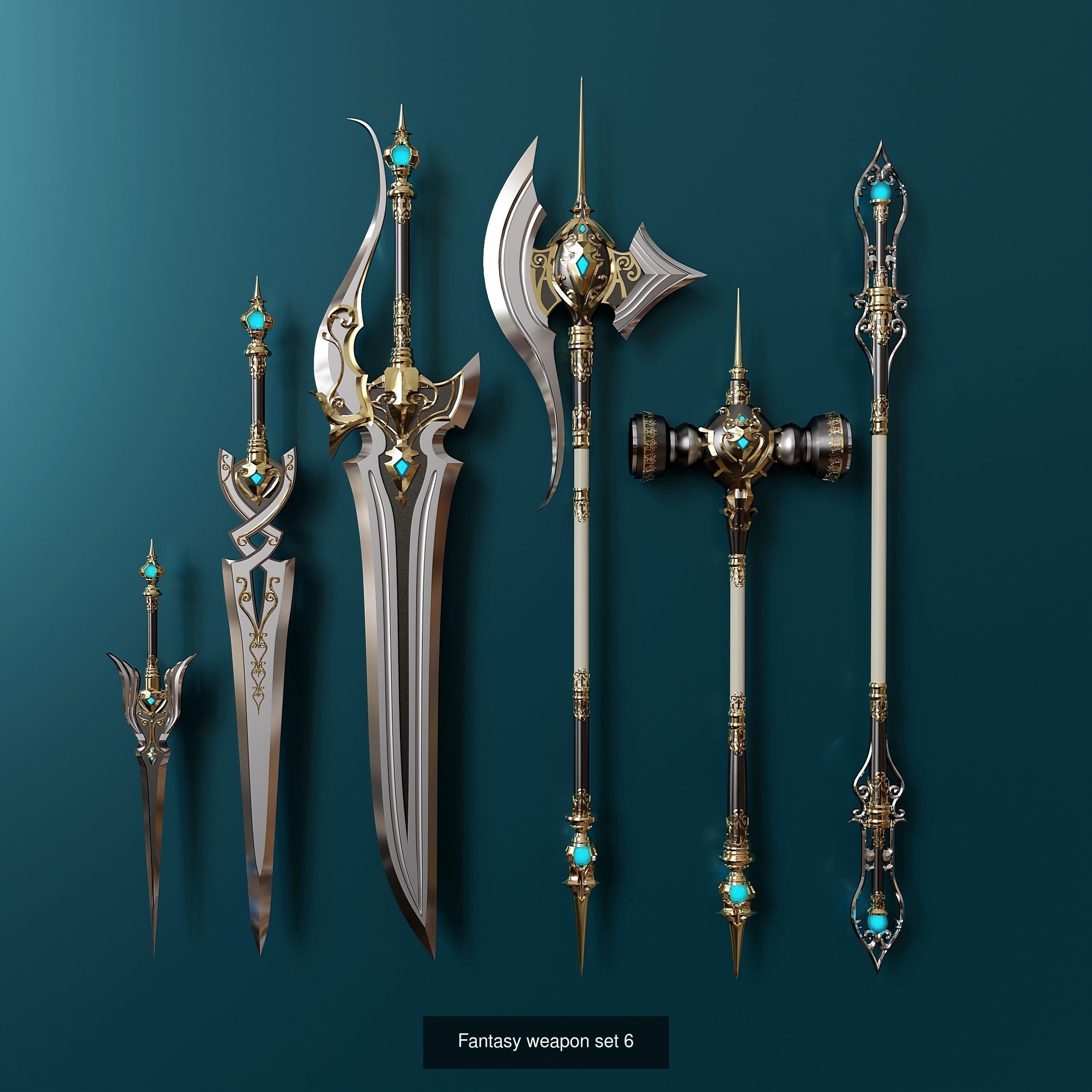 Huge collection of melee weapons _12