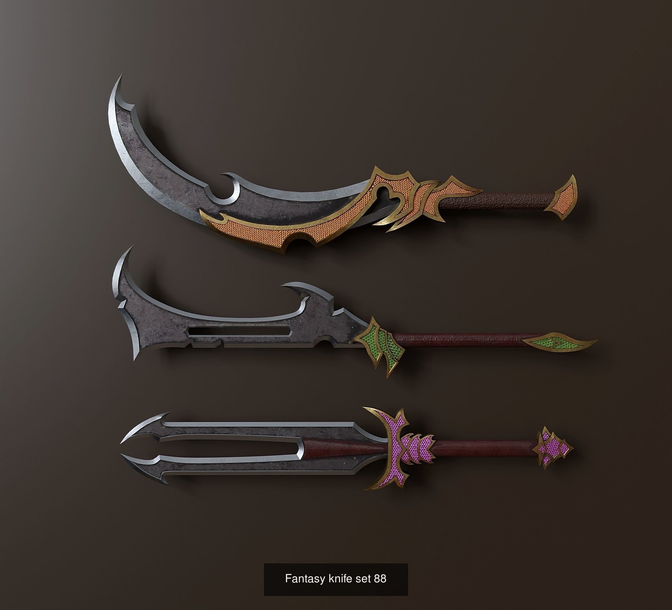 Huge collection of melee weapons _15