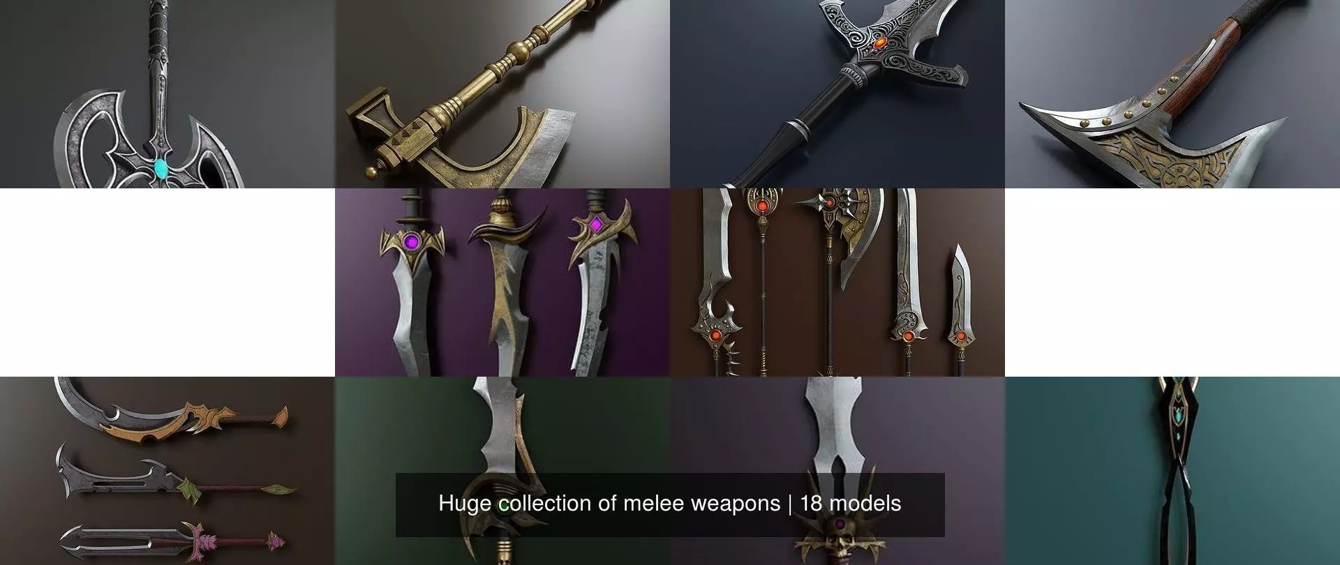 Huge collection of melee weapons _0