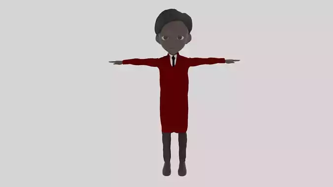 Judge - Cartoon Character Afro Man