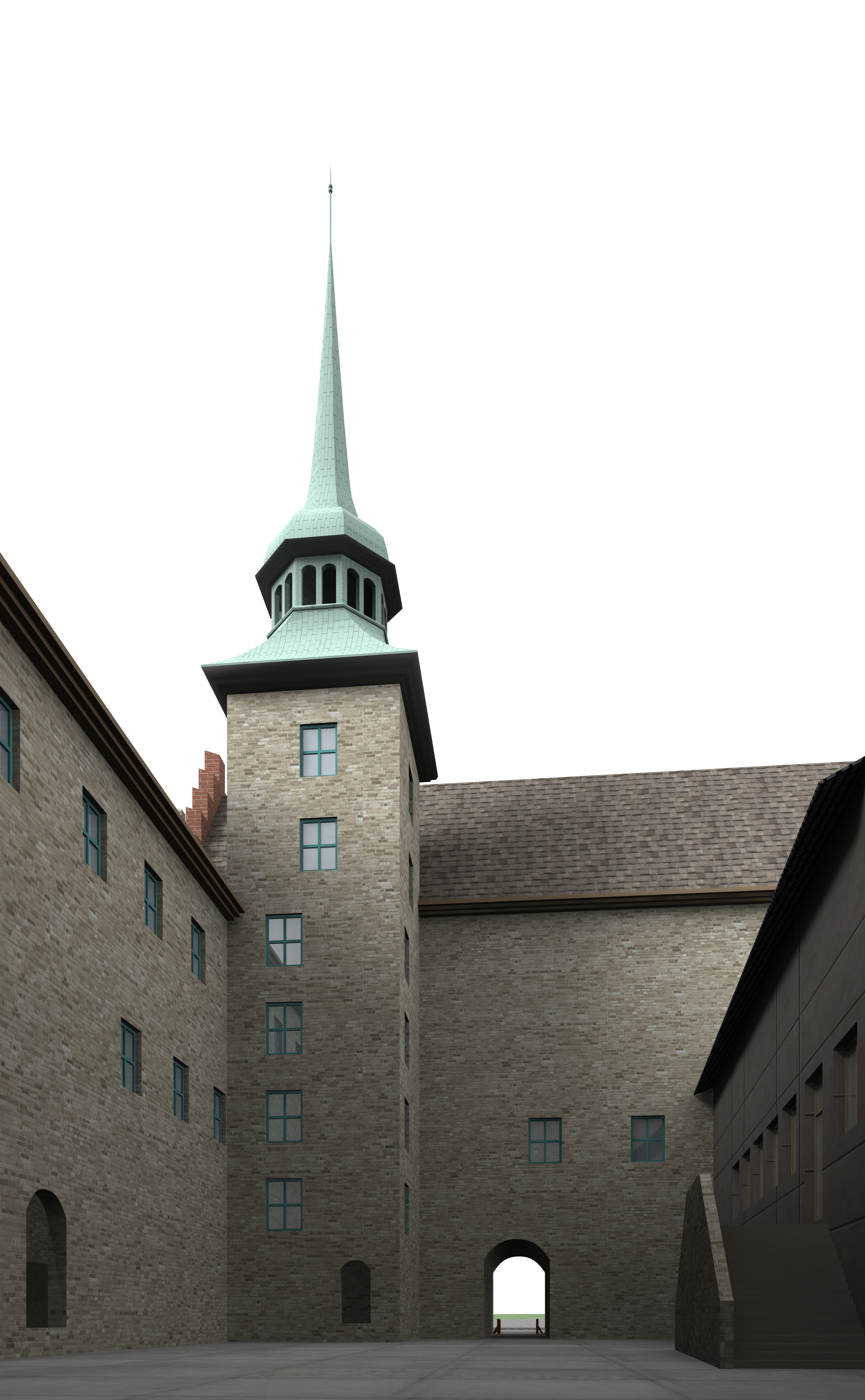 Akershus Fortress Oslo 3D model_9