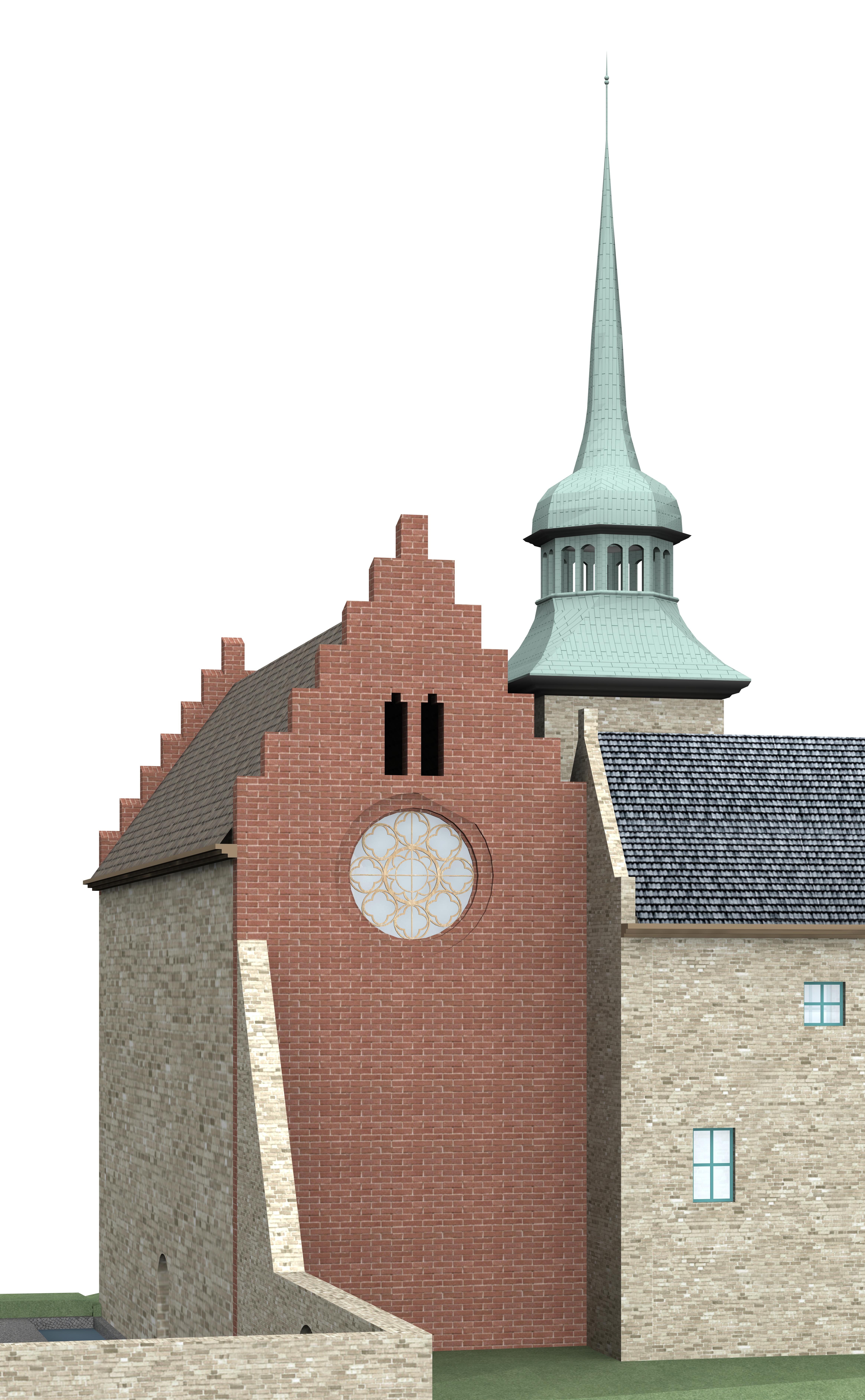 Akershus Fortress Oslo 3D model_3