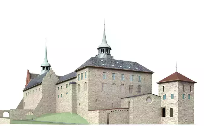 Akershus Fortress Oslo 3D model