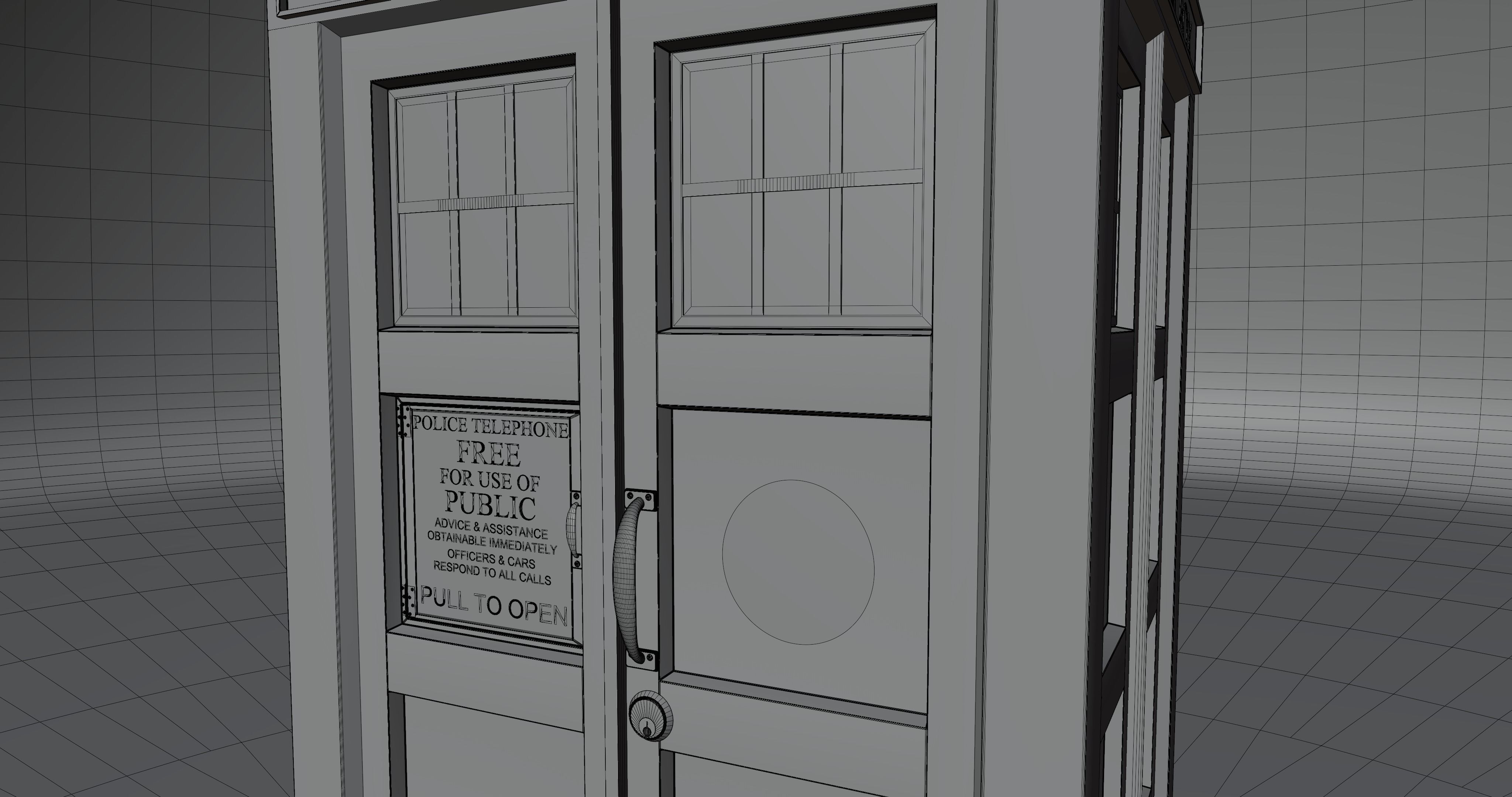 TARDIS Free 3D model_3
